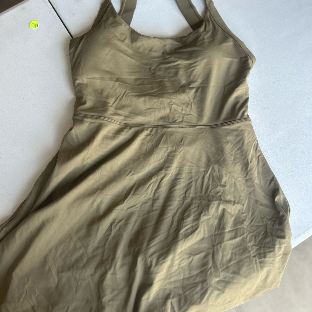 Halara Olive Green Sleeveless Dress
